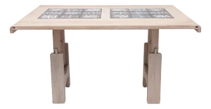 Vintage Dining Table by Guillerme and Chambron, 1950s