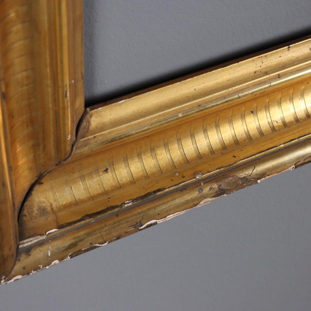 Empire Gilt Frame in Gold Leaf For Sale - Image 6 of 10