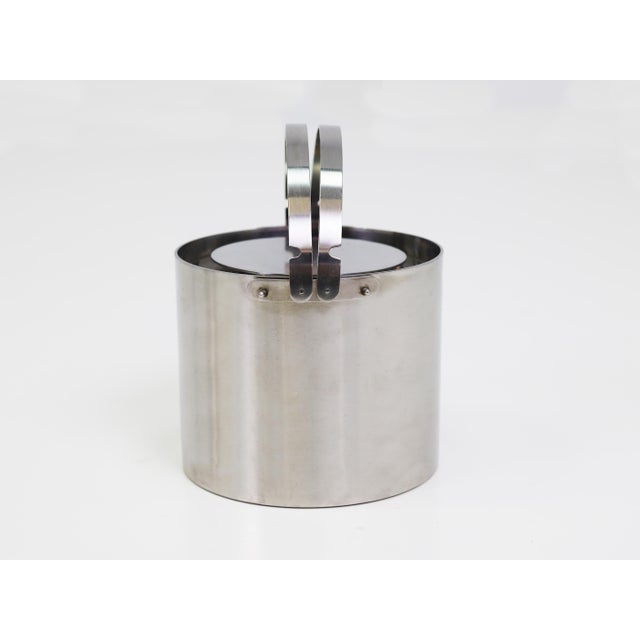 Ice Bucket from the Cylinda-Line by Arne Jacobsen, Denmark, 1967, in Very Good conditions. Designed 1960 to 1969 This...
