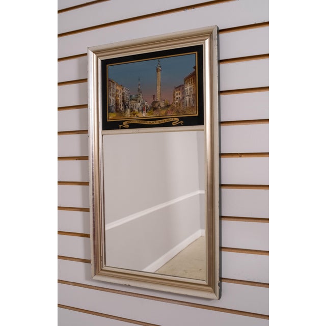 Age: Approx: 30 Years Old Details: Nice Reverse Painted Panel Top Quality Construction Silver Finish Frame Condition:...