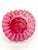 American Vintage Fenton Cranberry Opalescent Coin Dot Top Hat Vase With Ruffled Rim For Sale - Image 3 of 9