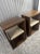 Brown Custom Solid Walnut Waterfall Office Deck With Matching Stools by Mash Studio For Sale - Image 8 of 14