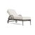 Brown Jordan Calcutta Adjustable Chaise Lounge, Mica frame with Fusion Natural fabric For Sale - Image 12 of 12