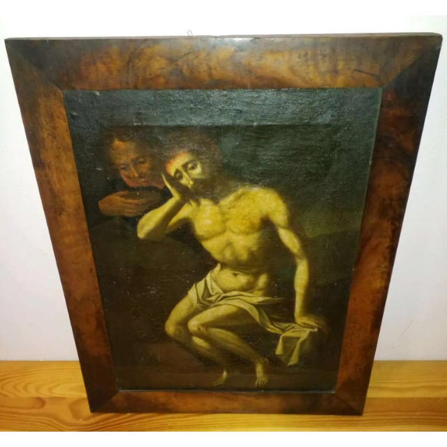 Baroque Oil on Canvas, Neapolitan School, Early 18th Century For Sale - Image 9 of 11