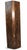 Brown 1970s Campaign Vintage Henredon Lighted Oak Corner Display Cabinet With Glass Door For Sale - Image 8 of 12