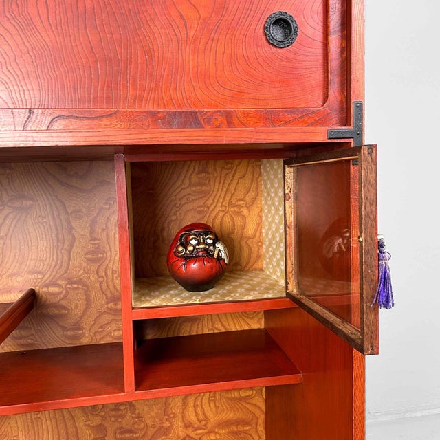 Vintage Shōwa Cha Tansu Japanese Tea Cabinet, 1970s For Sale - Image 11 of 18