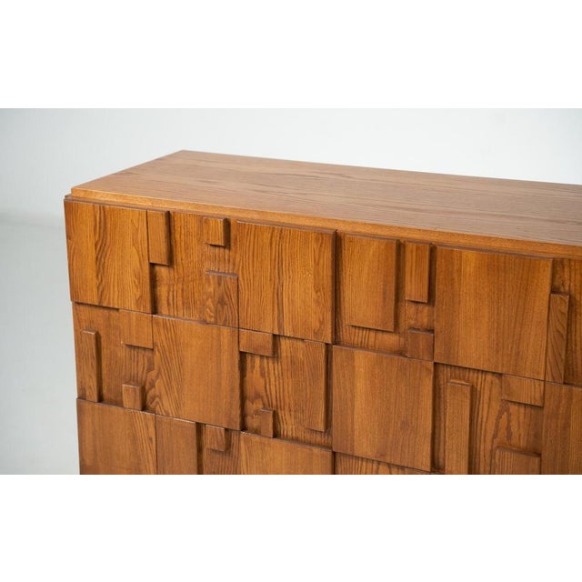 Large Brutalist Italian Sideboard For Sale - Image 6 of 13