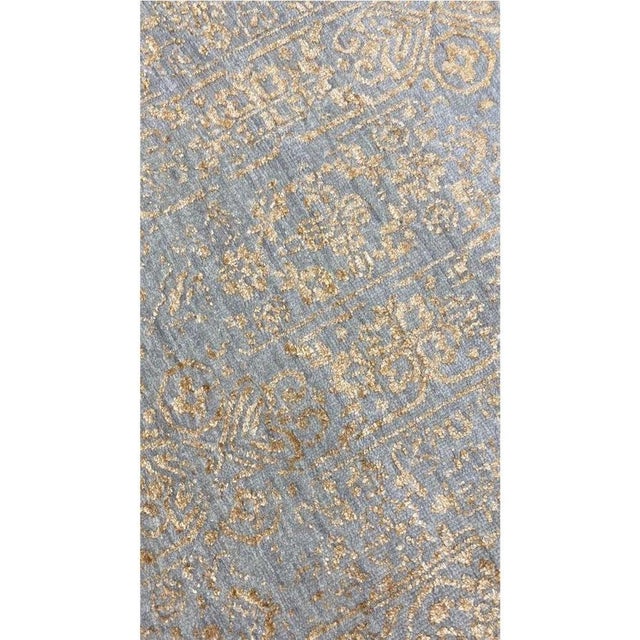 Gray 1990s Handwoven Transitional Runner Rug 3x10 For Sale - Image 8 of 10