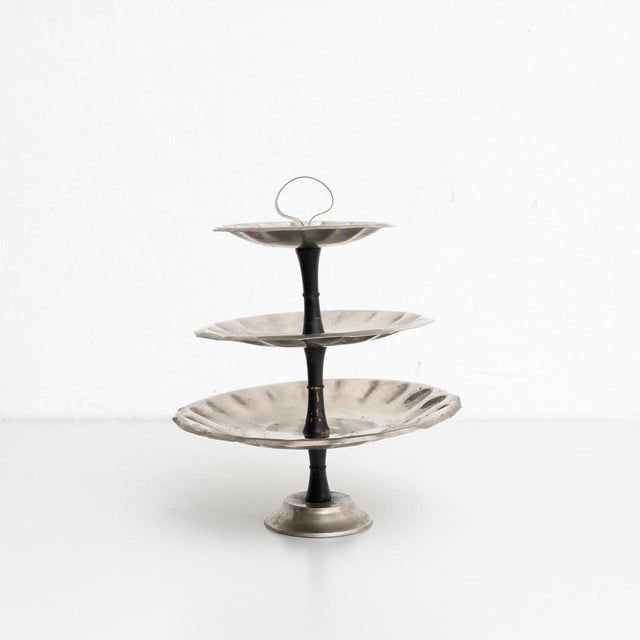 Early 20th Century Spanish Three Tier Dessert Stand For Sale - Image 6 of 15