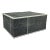 Made Goods Modern Small Mixed Cool Gray Faux Shagreen Breck Box For Sale