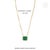 18.82ct Octagon Emerald & Diamond Halo Pendant Necklace With Paperclip Chain For Sale - Image 10 of 16