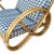 Wood 1950s Restored Mid-Century Double Strand Full Round Rattan Lounge Chair For Sale - Image 7 of 7