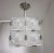 Cube Pendant Light Cut-Glass With Nickel Clips For Sale - Image 12 of 12