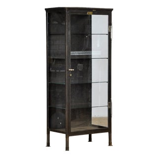 Iron Medical Cabinet, 1910s For Sale