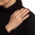 Mid 20th Century Vintage Diamond Anniversary Band Sz 5.5 Platinum Mid Century Ring For Sale In Los Angeles - Image 6 of 7