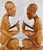 Wood Vintage Large African Mahogany Figural Women Library Bookends - A Pair For Sale - Image 7 of 9
