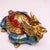 Late 20th Century Gilt Bronze Cloisonné Enamel Dragon-Turtle Figure With Coin Motif For Sale - Image 4 of 9