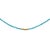 Modern Tiny Turquoise 14k Gold Necklace For Sale - Image 3 of 9