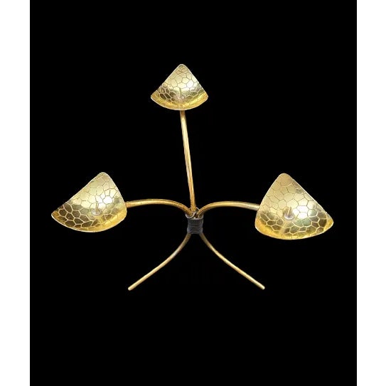 1950s Tripod Base Candle Holder and Wrapped in Black For Sale In New York - Image 6 of 12