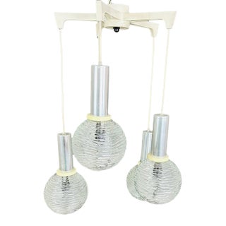 Vintage German Space Age Cascade Pendant Lamp For Sale