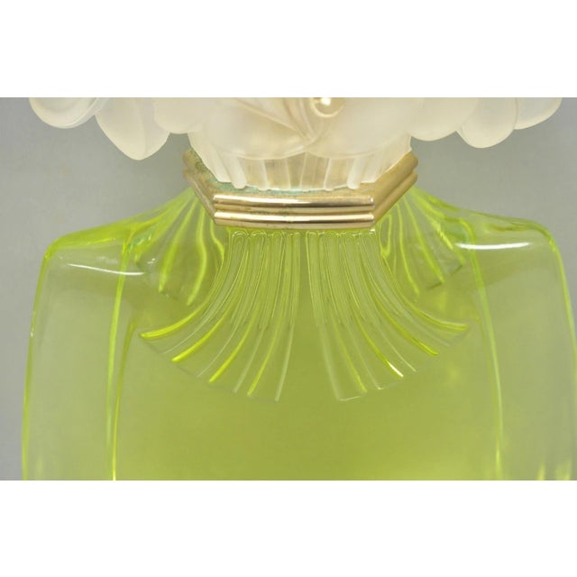 Vintage 14" Carolina Herrera Flore Eau De Parfum Dummy Display Perfume Bottle For Sale In Philadelphia - Image 6 of 14