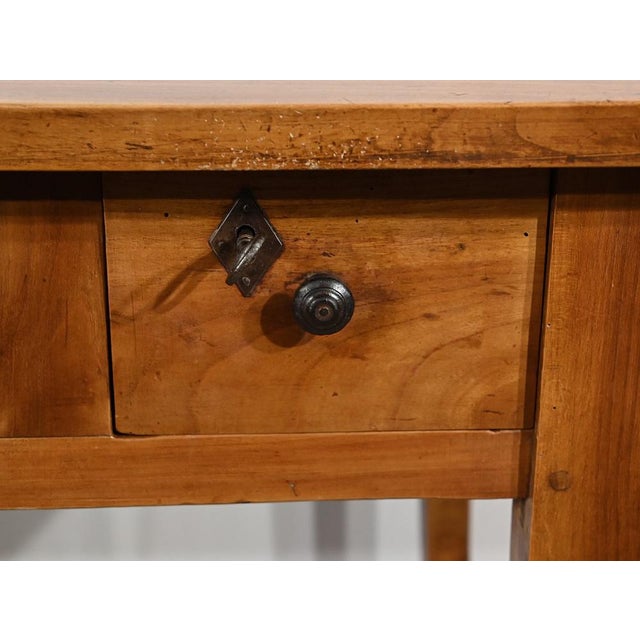 Bureau Desk in Cherrywood, Late 19th Century For Sale - Image 10 of 18