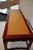Swaim Attributed Hand Rubbed Cinnabar Finish With Natural Woven Raffia Top Console Table For Sale In Houston - Image 6 of 7