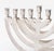 Contemporary Postmodern Silver Plate Balancing Menorah For Sale - Image 3 of 8