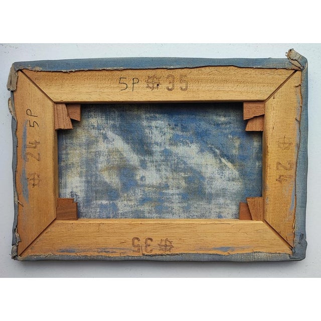 Jean-Jacques Boimond, Montagne en été, Oil on Canvas, 1950s For Sale - Image 8 of 9