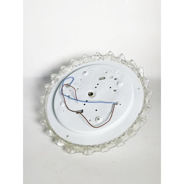 20th Century Glass Ceiling Light Fixture, France For Sale - Image 9 of 15
