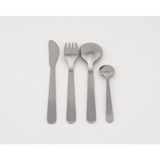 Industrial Mono Petit Childrens Cutlery by Peter Raacke for Mono, 1959, Set of 4 For Sale - Image 3 of 11