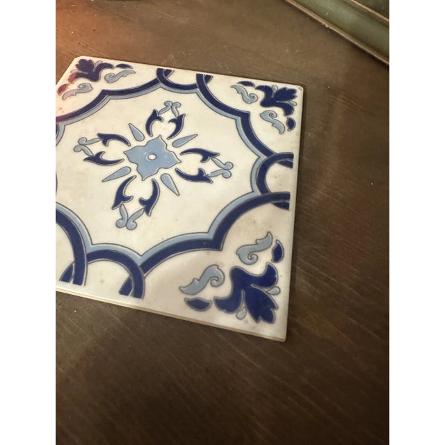 1970s Portuguese Blue and White Tile For Sale In Atlanta - Image 6 of 9