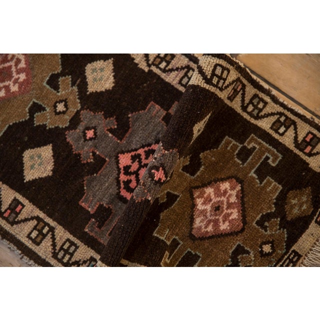 Textile Vintage Distressed Kars Rug Mat - 1'7" x 3'2" For Sale - Image 7 of 7