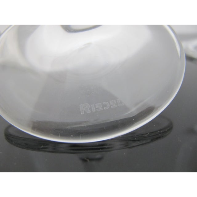 Mid 20th Century Josef Riedel Crystal Vivant Small 7" Champagne Flute Wine Glass Set of 3 For Sale - Image 5 of 6
