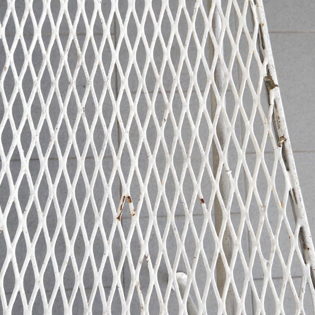 White Vintage White Lacquered Metal Chairs by Mathieu Mategot, 1950s, Set of 2 For Sale - Image 8 of 16
