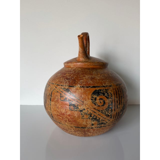 Vintage Pre-Columbian Style Art Pottery Vessel For Sale - Image 10 of 12