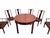 Vintage Asian Rosewood Carved Longevity Extending Dining Table and 8 Chairs For Sale - Image 12 of 12