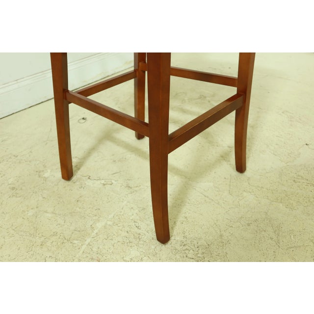 Brown Set of 6 Jasper Modern Design Cherry Finish Bar Stools For Sale - Image 8 of 11