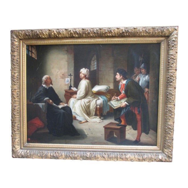 "Beatrice Cenci Being Sketched by Guido Reni " by Achille Leonardi For Sale