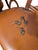 Late 20th Century Pair of Traditional Walnut Leather Upholstered Armchairs With Cabriole Scroll Arms For Sale - Image 10 of 10