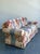 Vintage Cowton and Tout “Tortola Seashells” Printed Three Seat Sofa For Sale - Image 9 of 12
