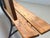 Garden Bench with Delicate Cast Iron Frame and Wooden Slats, 1950s For Sale - Image 12 of 16