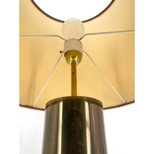 Metal Table Lamps with Seahorse Decoration in Brass, 1970s, Set of 2 For Sale - Image 7 of 11