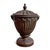 Vintage Cast Iron Urn W/Lid For Sale - Image 4 of 5