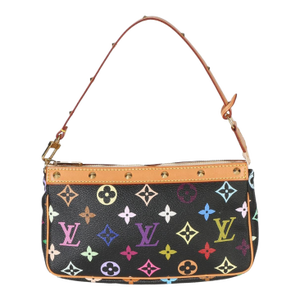 Black Monogram Multicolore Canvas Pochette Accessoires