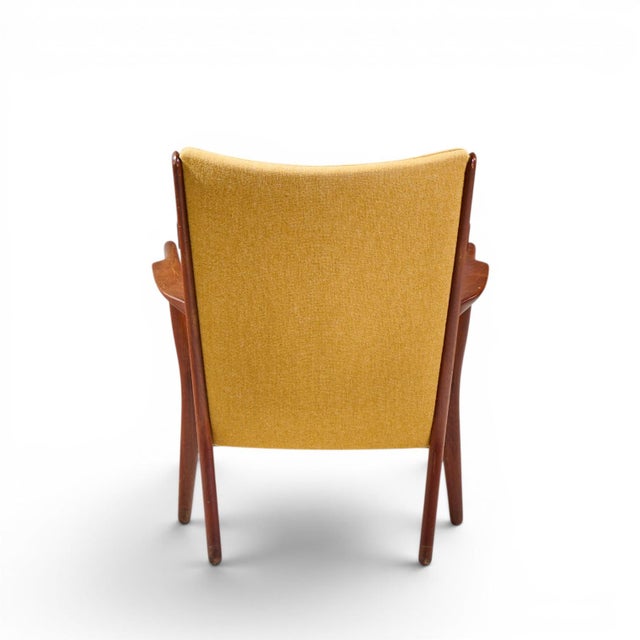 Hans Wegner Ap-16 Mid Century Danish Teak Lounge Chairs - Pair For Sale - Image 9 of 12