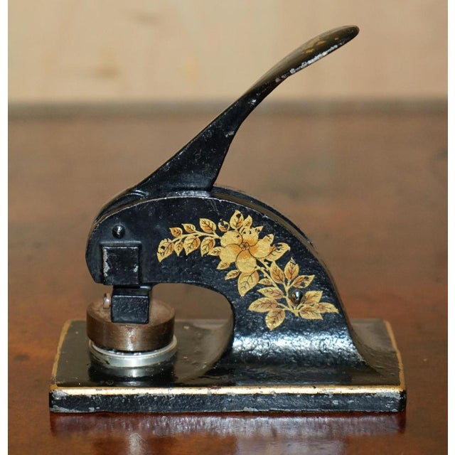 Metal Victorian Buisness Press Stamps from Bevan Funnell, Set of 5 For Sale - Image 7 of 18
