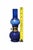 American Vintage Avon Cobalt Blue Glass 8.5” Oil Lamp Hong Kong Hobnail Base 1950s-70s For Sale - Image 3 of 4