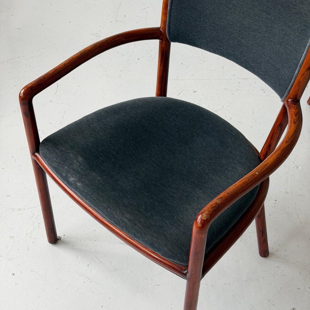 Brickel Associates Bentwood Side Chairs by Ward Bennett for Brickell Associates For Sale - Image 4 of 9