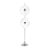 Olivier Mourgue model 2093-150 floor lamp for Disderot. Originally designed in 1969, this sculptural floor lamp is a newly...